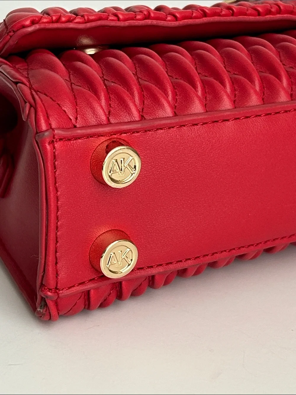 Anne Klein - Vibrant red mini satchel